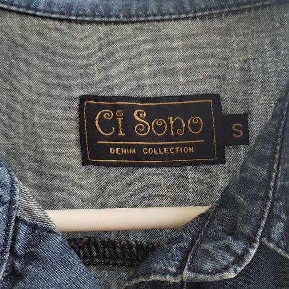 Denim Button Up Dress - Picture 2 of 3